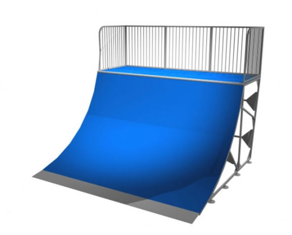 JSK1008-K Skate Ramp - Quarter Pipe 140