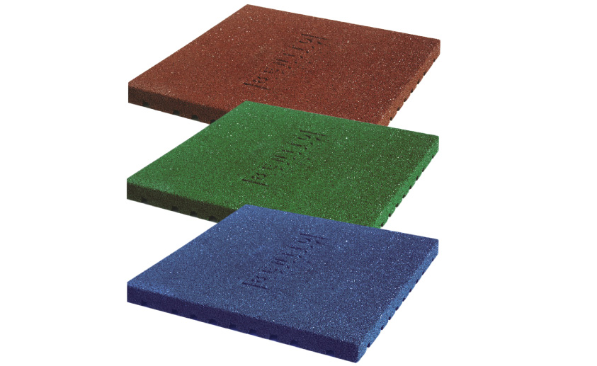 JBA40M Recycled Rubber Tiles